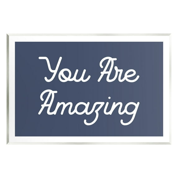 Stupell Industries You Are Amazing Self Confidence Inspirational Painting Unframed Art Print Wall Art