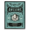 thumbnail image 1 of Stupell Industries You Are Awesome Vintage Comic Book Funny Blue Design Framed Wall Art by Ester Kay, 1 of 5