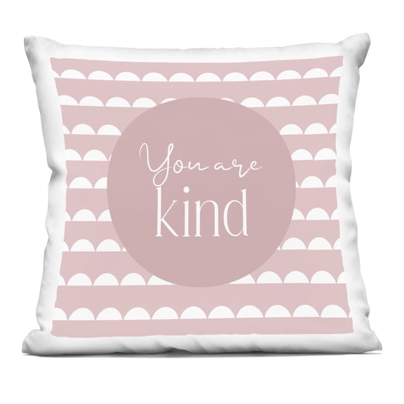 Stupell Industries You Are Kind Affirmation Decorative Printed Throw Pillow, design by Christine Simpson Art