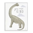 thumbnail image 1 of Stupell Industries Contemporary You Are Kind Dinosaur White Framed Giclee Art, 11 x 14, by Elizabeth Tyndall, 1 of 8