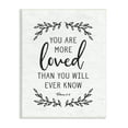 thumbnail image 1 of Stupell Industries You Are Loved Bible Verse Scripture Religious Quote Graphic Art Unframed Art Print Wall Art, Design by Lettered and Lined, 1 of 5