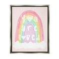thumbnail image 1 of Stupell Industries You Are Loved Pastel Phrase Landscape Painting Gray Floater Framed Canvas Art Print Wall Art, 25 x 31, 1 of 10