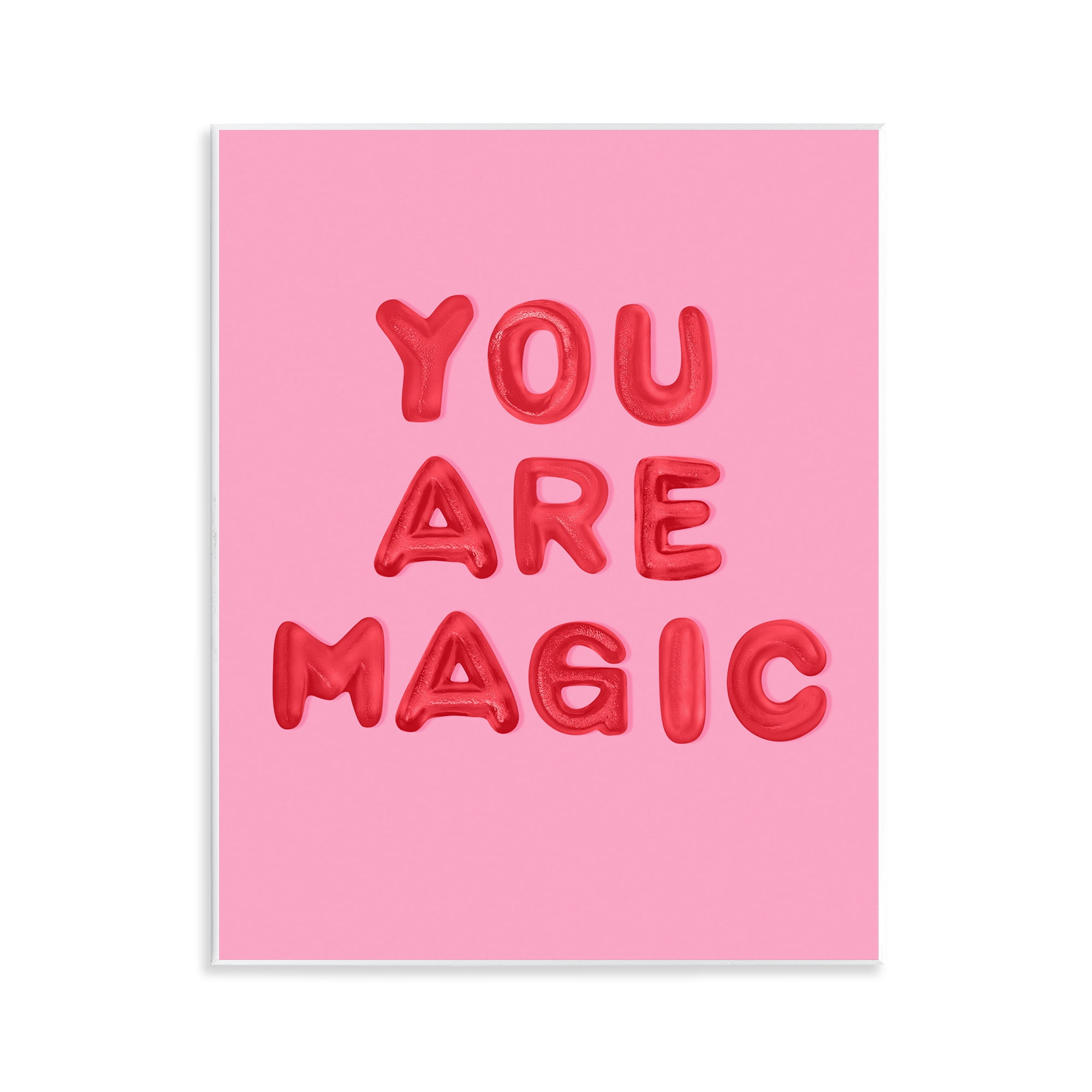 Stupell Industries You Are Magic Red & Pink Wall Plaque Art, design by LISH Creative