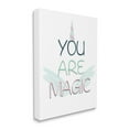 thumbnail image 1 of Stupell Industries You Are Magic Sentiment Unicorn Horn and Wings Graphic Art Gallery-Wrapped Canvas Print Wall Art, 36x48, by Kim Allen, 1 of 5