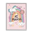 thumbnail image 1 of Stupell Industries You Are Magical Phrase Fantasy Unicorn Rainbow Design by Nina Seven, 1 of 5