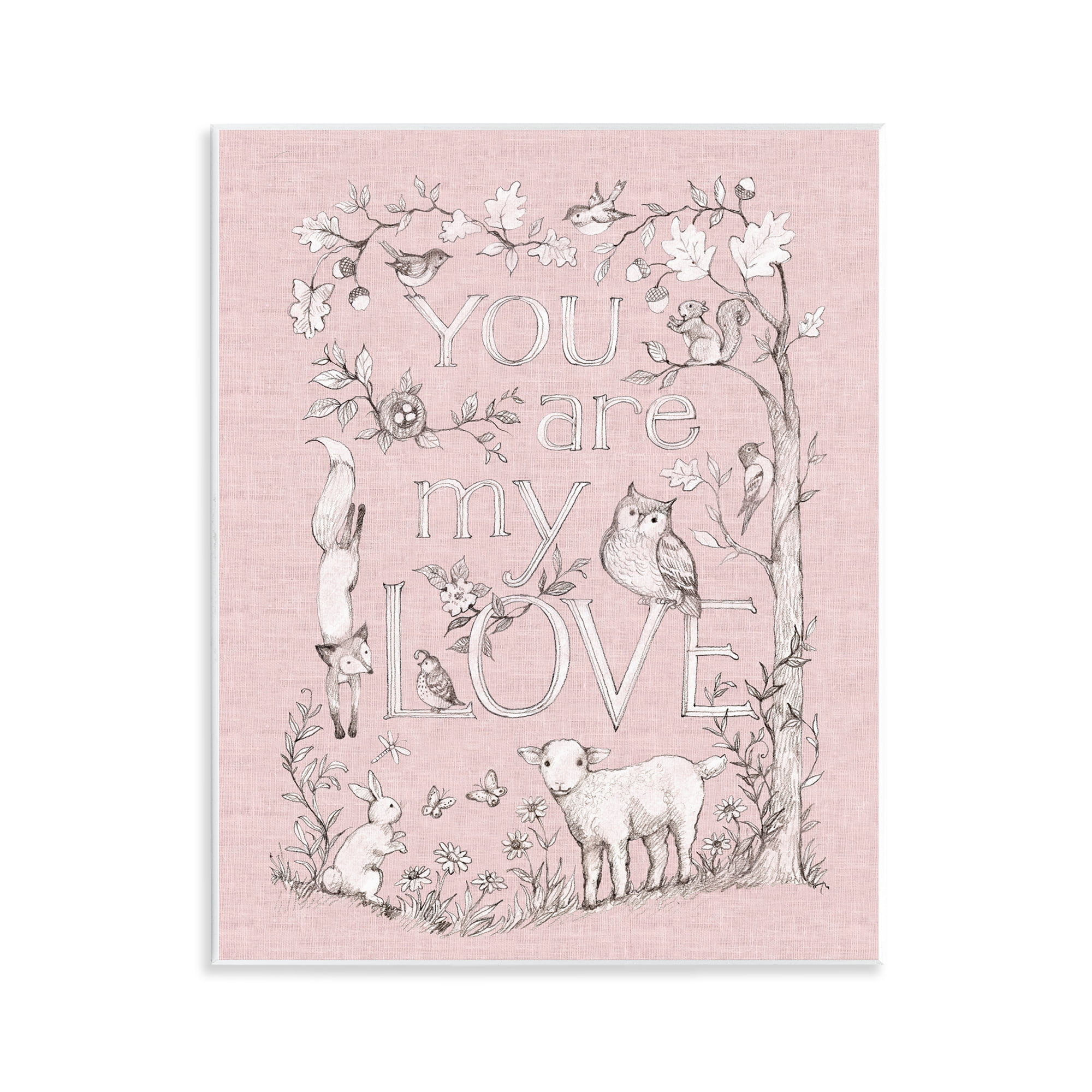 Stupell Industries You Are My Love Wall Plaque Art, design by Susan Winget