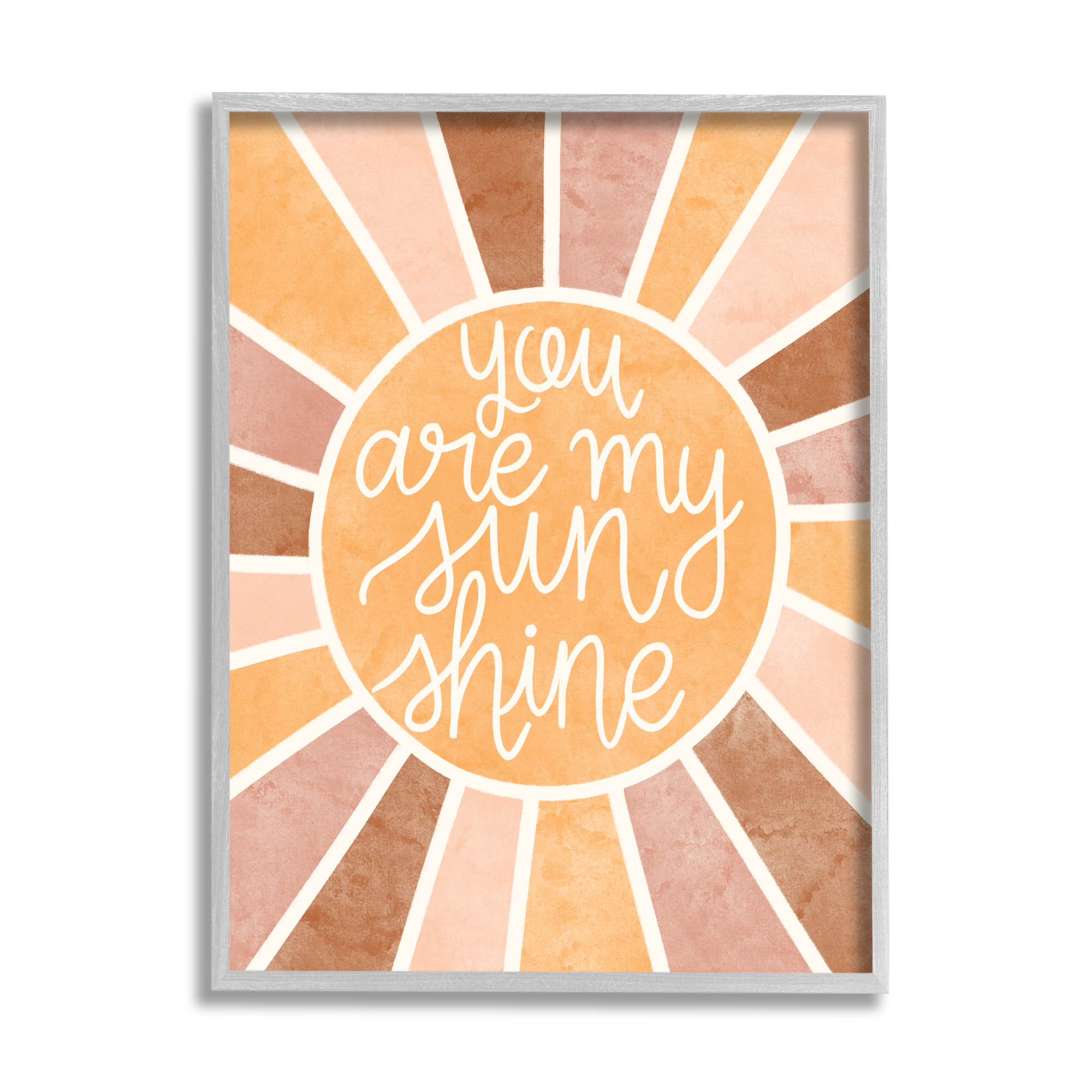 Stupell Industries You Are My Sunshine Boho Summer Geometric Pattern,24 x 30, Design by Taylor Shannon Designs