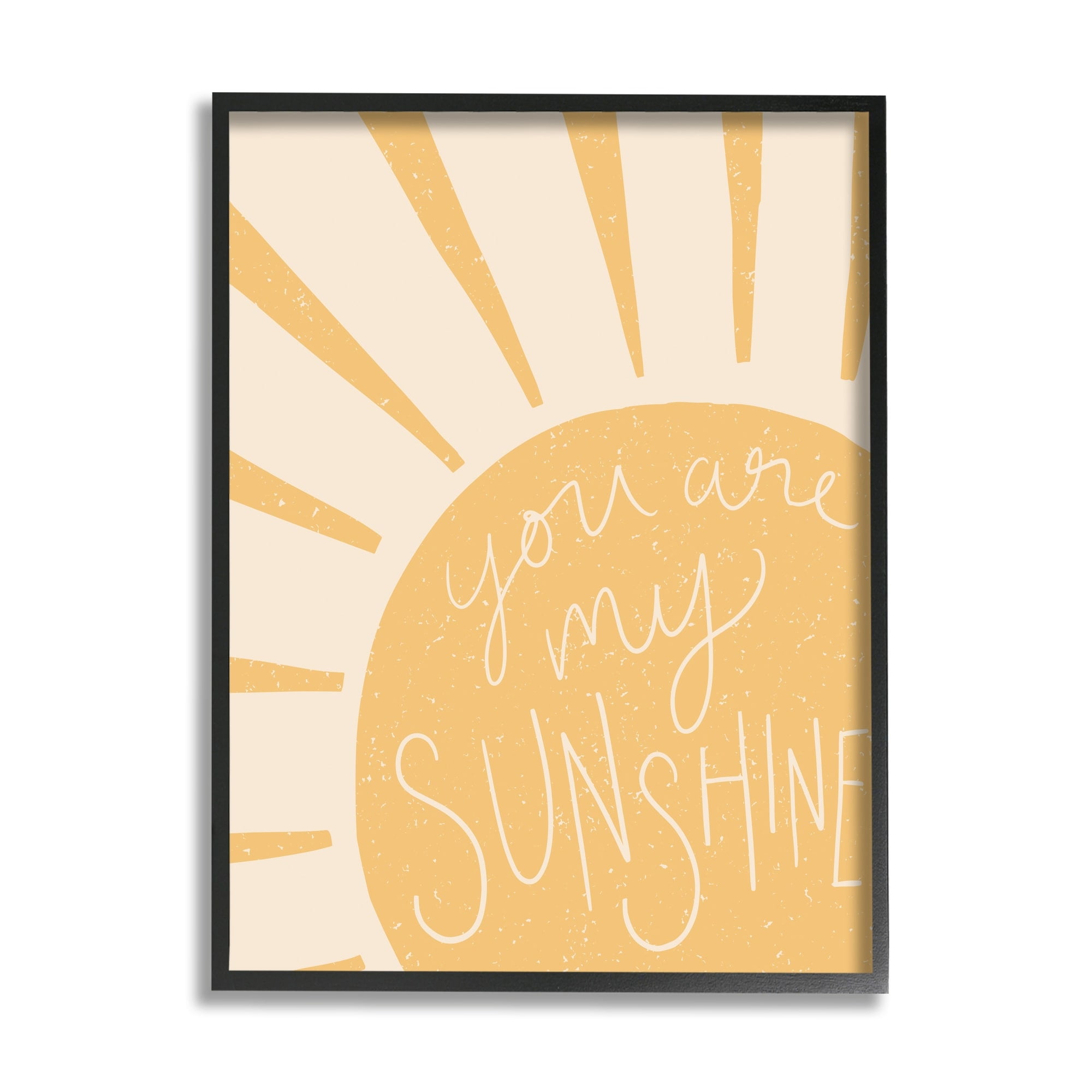 Stupell Industries You Are My Sunshine Simplistic Sun Beam Rays ,16 x 20, Design by Heather McLaughlin