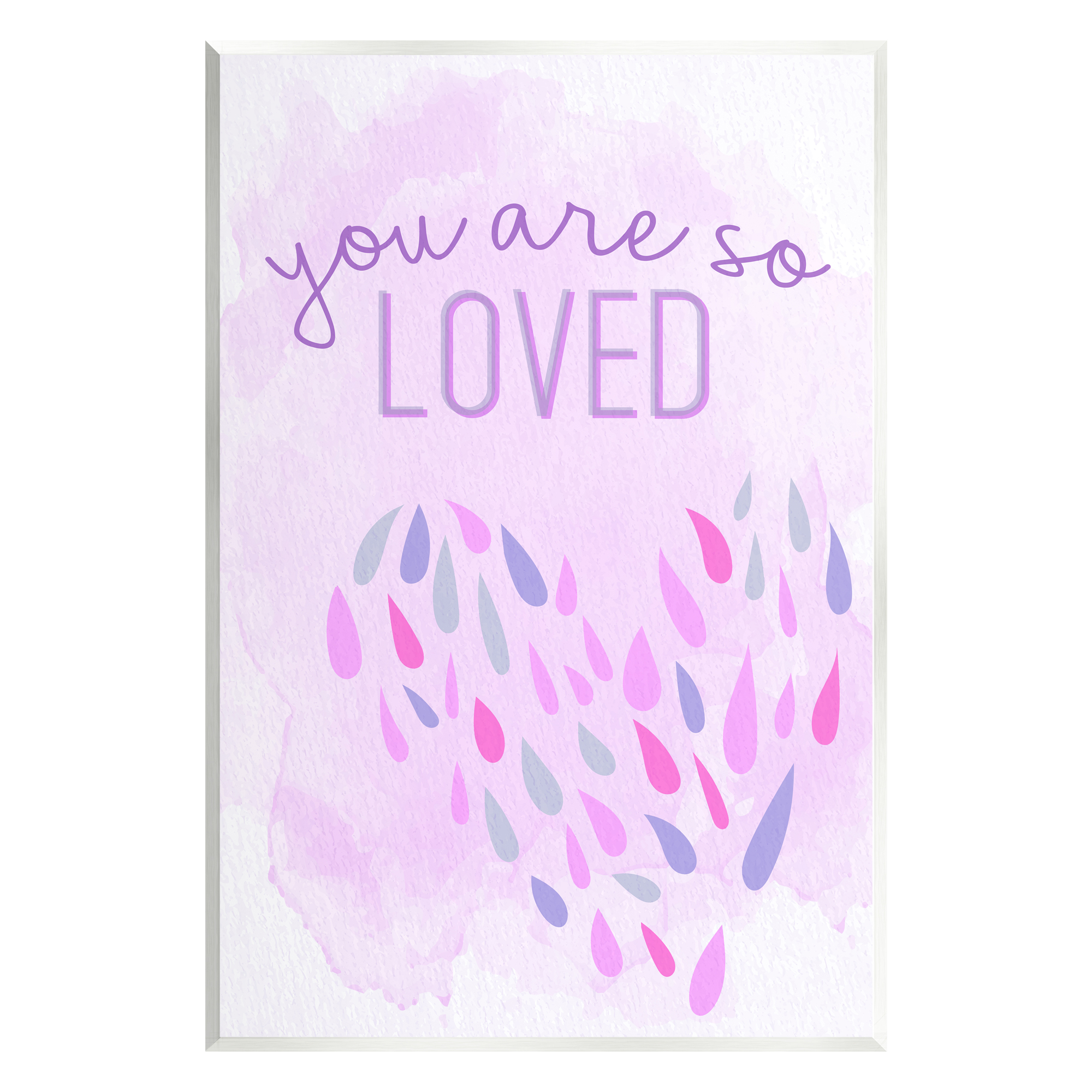 Stupell Industries You Are So Loved Heart - 13 x 19 Inches - Walmart.com