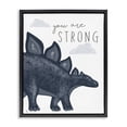 thumbnail image 1 of Stupell Industries Bohemian You Are Strong Dinosaur Black Floating Frame Canvas Art, 25 x 31, by Elizabeth Tyndall, 1 of 8