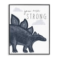 thumbnail image 1 of Stupell Industries Bohemian You Are Strong Dinosaur Black Framed Giclee Art, 16 x 20, by Elizabeth Tyndall, 1 of 8