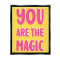 thumbnail image 1 of Stupell Industries You Are The Magic Inspirational Painting Black Floater Framed Canvas Art Print Wall Art, 17 x 21, 1 of 10