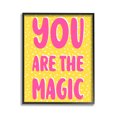 thumbnail image 1 of Stupell Industries You Are The Magic Inspirational Painting Black Framed Art Print Wall Art, 11 x 14, 1 of 9