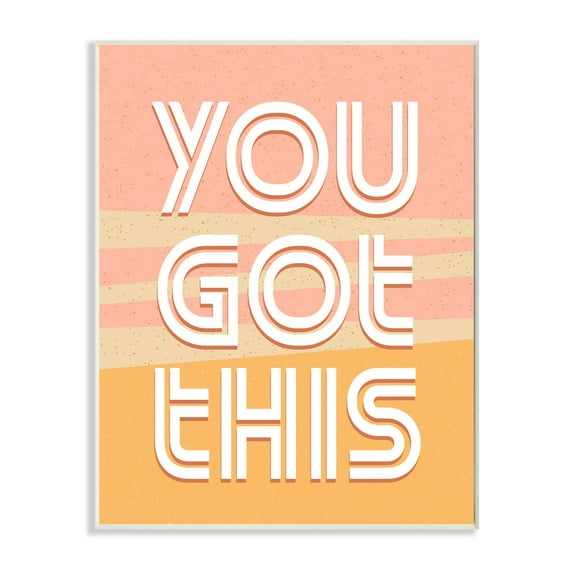 Stupell Industries You Got This Quote Motivational Confidence Phrase Inspirational Painting Unframed Art Print Wall Art, 10 x 15