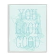 thumbnail image 1 of Stupell Industries You Look Good Girl in Mirror People Painting White Framed Art Print Wall Art, 24 x 30, 1 of 2