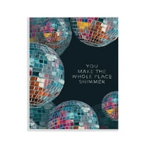 Stupell Industries You Make it Shimmer Entertainment Painting Unframed Art Print Wall Art, 11 x 14