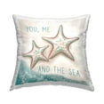 thumbnail image 1 of Stupell Industries You Me & Sea Beach Starfish Printed Throw Pillow Design by Elizabeth Tyndall, 1 of 6
