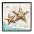 thumbnail image 1 of Stupell Industries You Me & Sea Romantic Beach Lover Graphic Art Black Framed Art Print Wall Art, Design by Elizabeth Tyndall, 1 of 7