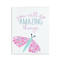 Stupell Industries You Will Do Amazing Things Quotes and Sayings Painting Unframed Art Print Wall Art, 11 x 14