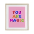 thumbnail image 1 of Stupell Industries Contemporary You are Magic Gummies over Pink Birch Framed Print Under Glass, 13 x 16, by LISH Creative, 1 of 8