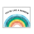 thumbnail image 1 of Stupell Industries You’re Like A Rainbow Phrase Watercolor Pattern Arches, 20 x 16, Design by Daphne Polselli, 1 of 5