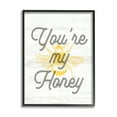 thumbnail image 1 of Stupell Industries You're My Honey Bee Phrase Animals & Insects Painting Black Framed Art Print Wall Art, 11 x 14, 1 of 8