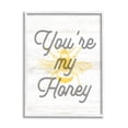 thumbnail image 1 of Stupell Industries You're My Honey Bee Phrase Animals & Insects Painting White Framed Art Print Wall Art, 16 x 20, 1 of 8