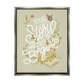 thumbnail image 1 of Stupell Industries Your Story Inspirational Botanical & Floral Painting Gray Floater Framed Canvas Art Print Wall Art, 25 x 31, 1 of 10