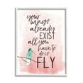 thumbnail image 1 of Stupell Industries Your Wings Already Exist Inspirational Phrase Bird Metaphor, 16 x 20, Design by Milli Villa, 1 of 7