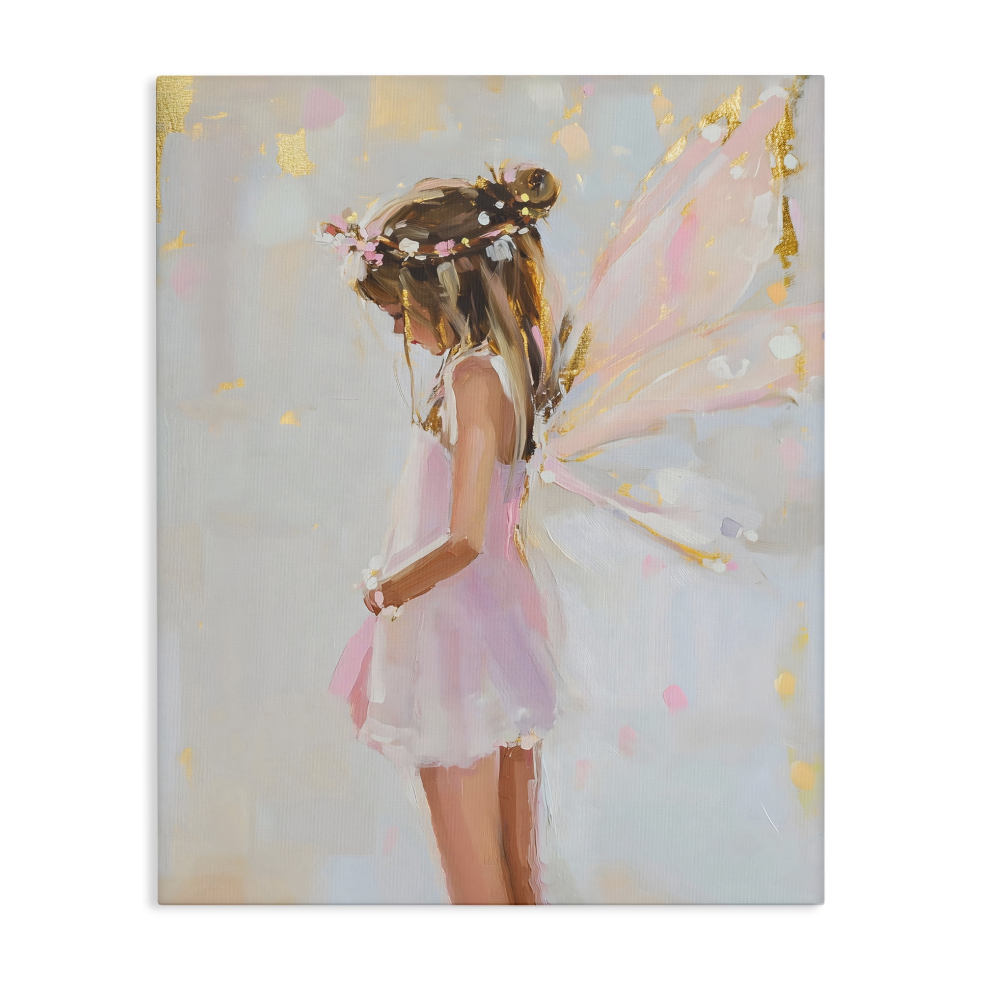 Stupell Industries Youthful Fairy Girl Canvas Wall Art, design by The Prints Vibe