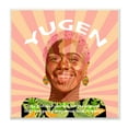 thumbnail image 1 of Stupell Industries Yugen Definition Text Smiling Woman Floral Stripes , 12 x 12, Design by Lynnda Rakos, 1 of 5