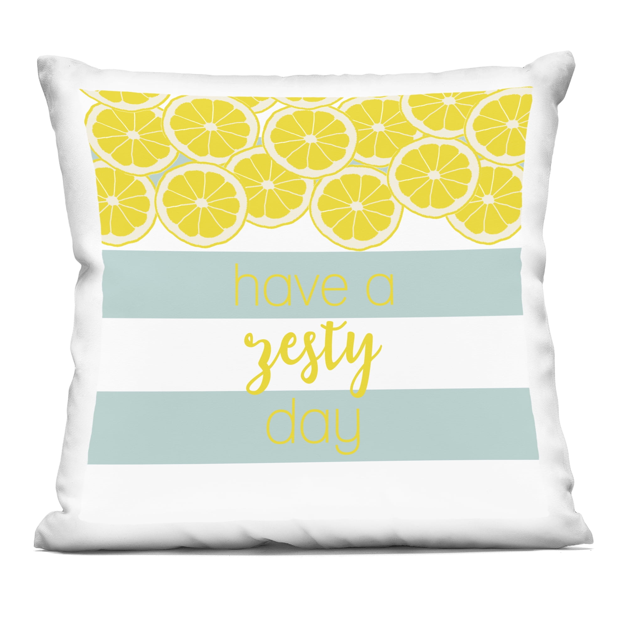 Stupell Industries Zesty Citrus with Stripes Decorative Printed Throw Pillow, design by Anna Quach