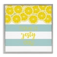 thumbnail image 1 of Stupell Industries Rustic Lodge Zesty Citrus with Stripes Gray Framed Giclee Art, 12 x 12, by Anna Quach, 1 of 8