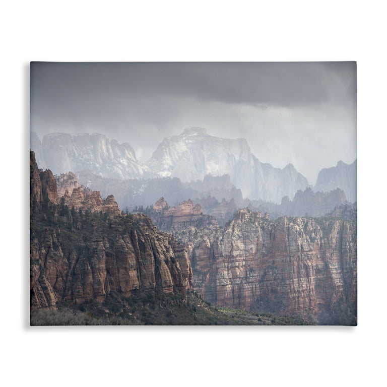 Stupell Industries Zion National Park Landscape Photography