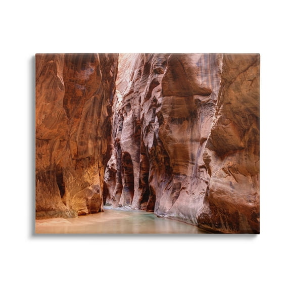 Stupell Industries Zion Park Landscape Nature Photography Gallery Wrapped Canvas Print Wall Art, 20 x 16
