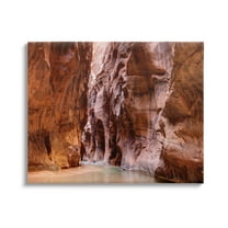 Stupell Industries Zion Park Landscape Nature Photography Gallery Wrapped Canvas Print Wall Art, 20 x 16
