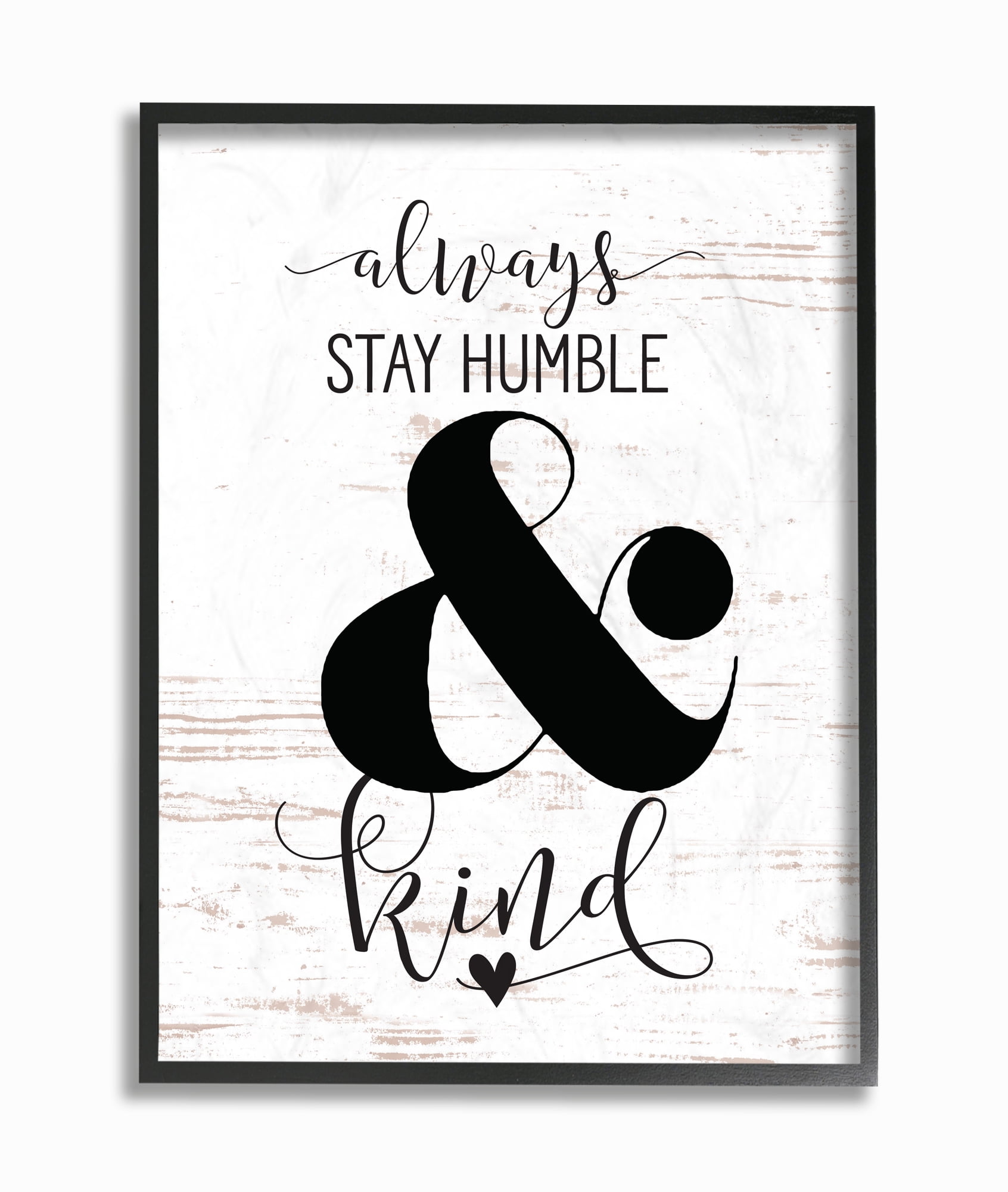 Stupell IndustriesAlways Stay Humble And KindFramed Wall Art by Lettered and Lined