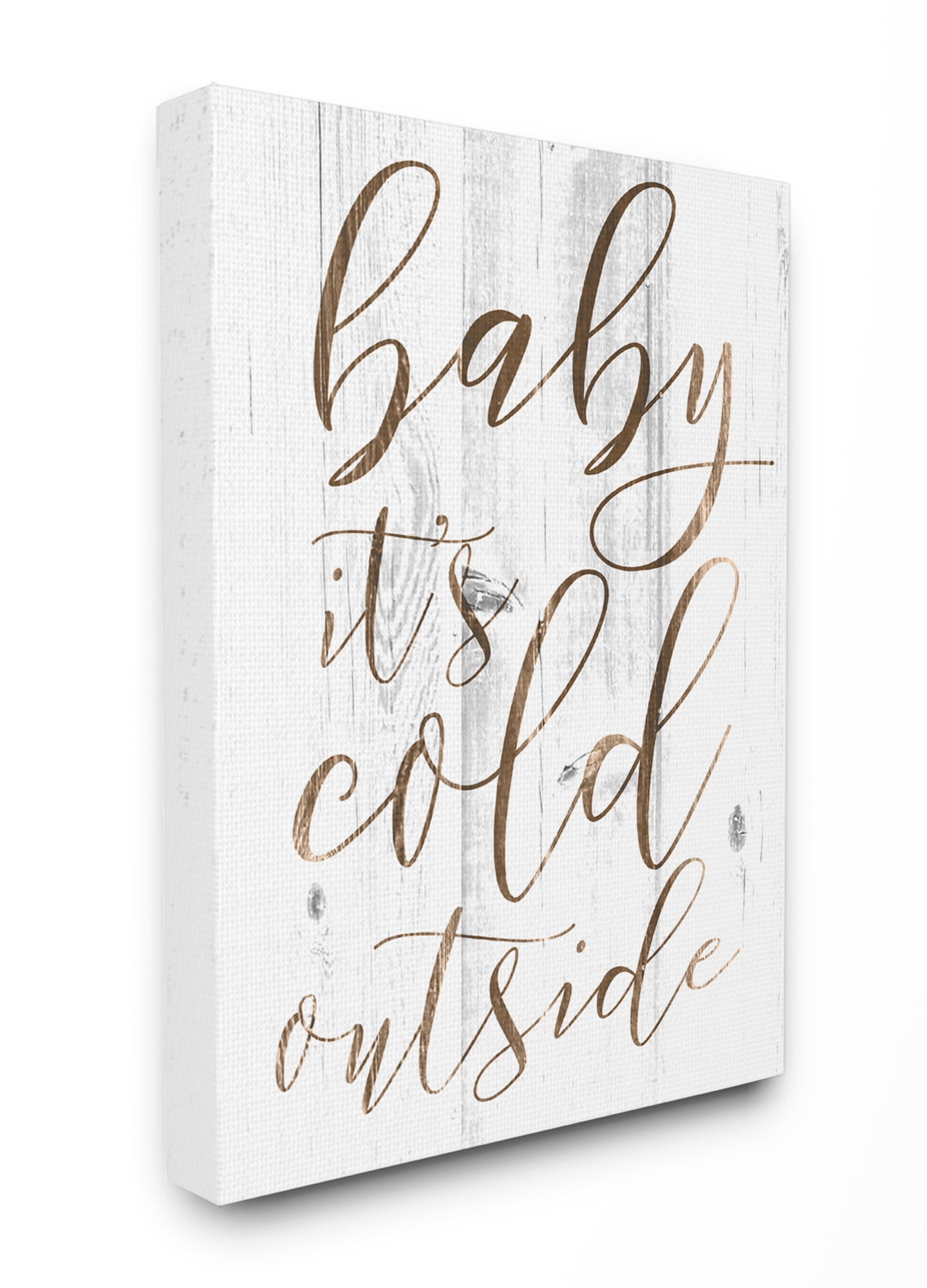 Stupell IndustriesBaby Its Cold OutsideCanvas Wall Art by Daphne Polselli