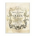 thumbnail image 1 of Stupell IndustriesBy Declaration Of The Queen Textual Bath Art Wall Plaqueby Melody Hogan, 1 of 5