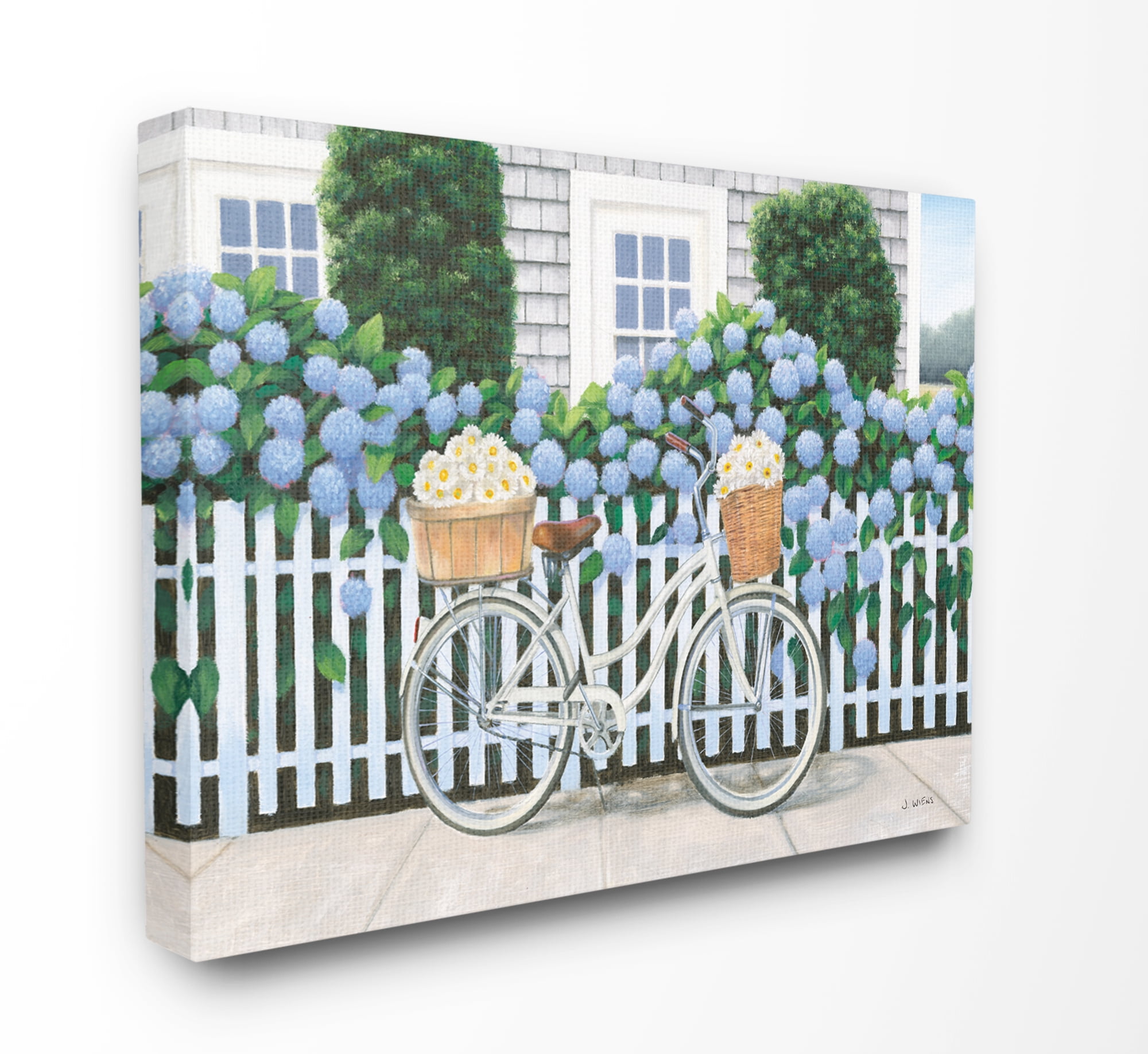 Stupell IndustriesCape Cod Daisy BikeCanvas Wall Art by Wild Apple