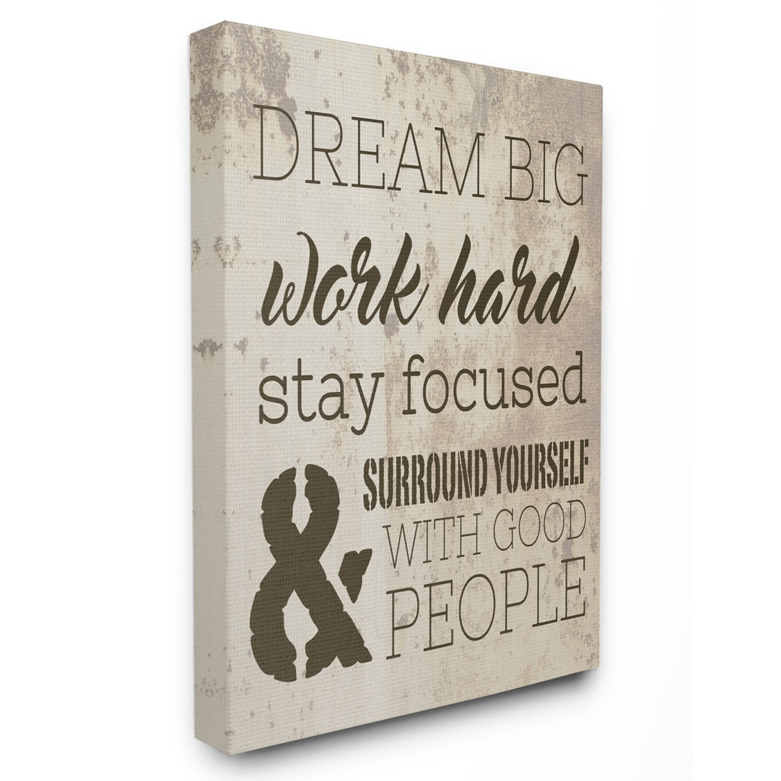 Stupell IndustriesDream Big Work HardWall Plaqueby Daphne Polselli