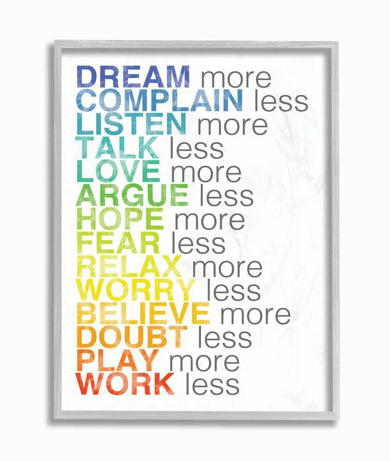 Stupell IndustriesDream More Typography Framed Wall Art by Louise Carey