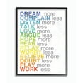 thumbnail image 1 of Stupell IndustriesDream More Typography Framed Wall Art by Louise Carey, 1 of 6