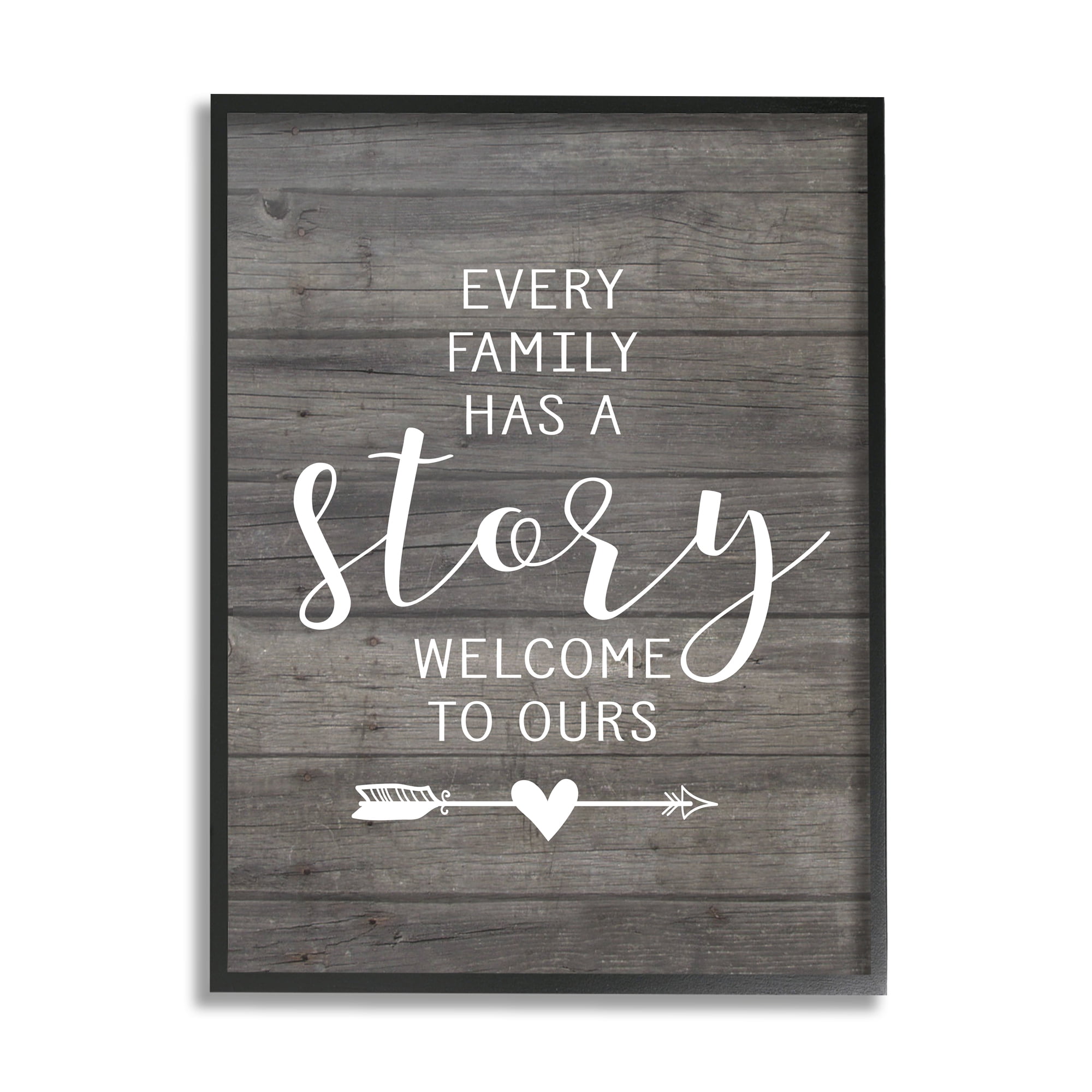 Stupell IndustriesEvery Family Has A StoryFramed Wall Art by Lettered and Lined