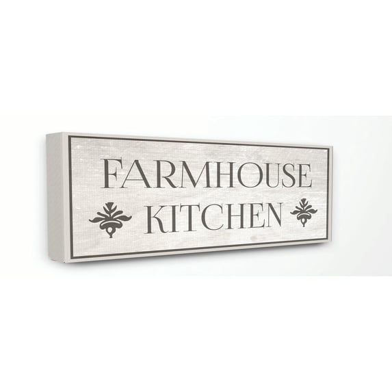 Stupell IndustriesFarmhouse Kitchen Typography Canvas Wall Art by Daphne Polselli