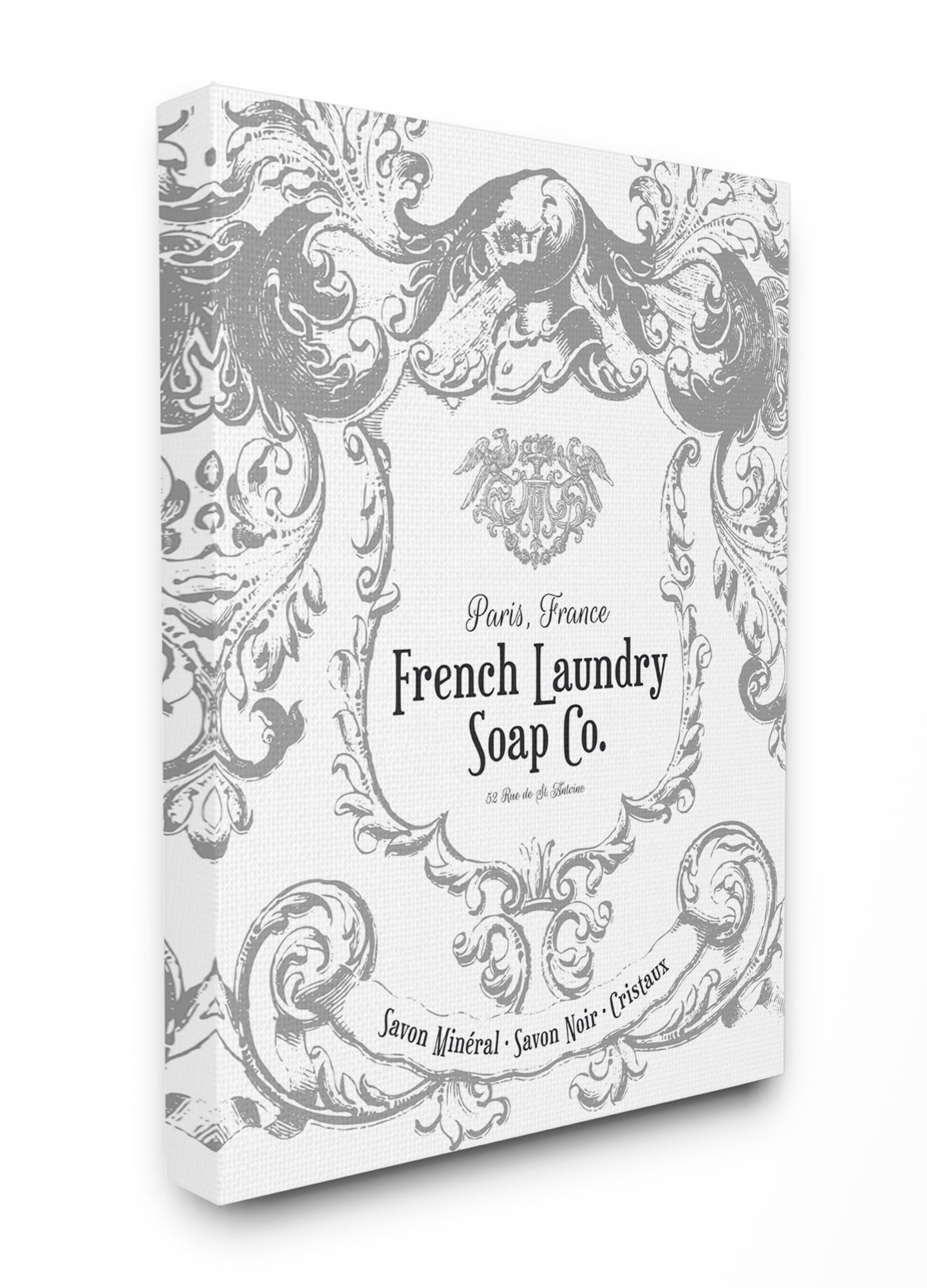 Stupell IndustriesFrench Laundry Soap Co FiligreeCanvas Wall Art by Lettered and Lined
