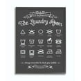 thumbnail image 1 of Stupell IndustriesGuide to Procedures - Laundy IconsFramed Wall Art by Lettered and Lined, 1 of 7