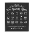 thumbnail image 1 of Stupell Industries Rustic Lodge Guide to Procedures - Laundy Icons Black Framed Giclee Art, 24 x 30, by Lettered and Lined, 1 of 6