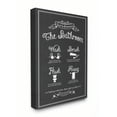 thumbnail image 1 of Stupell IndustriesGuide to The Bathroom IconsCanvas Wall Art by Lettered and Lined, 1 of 5