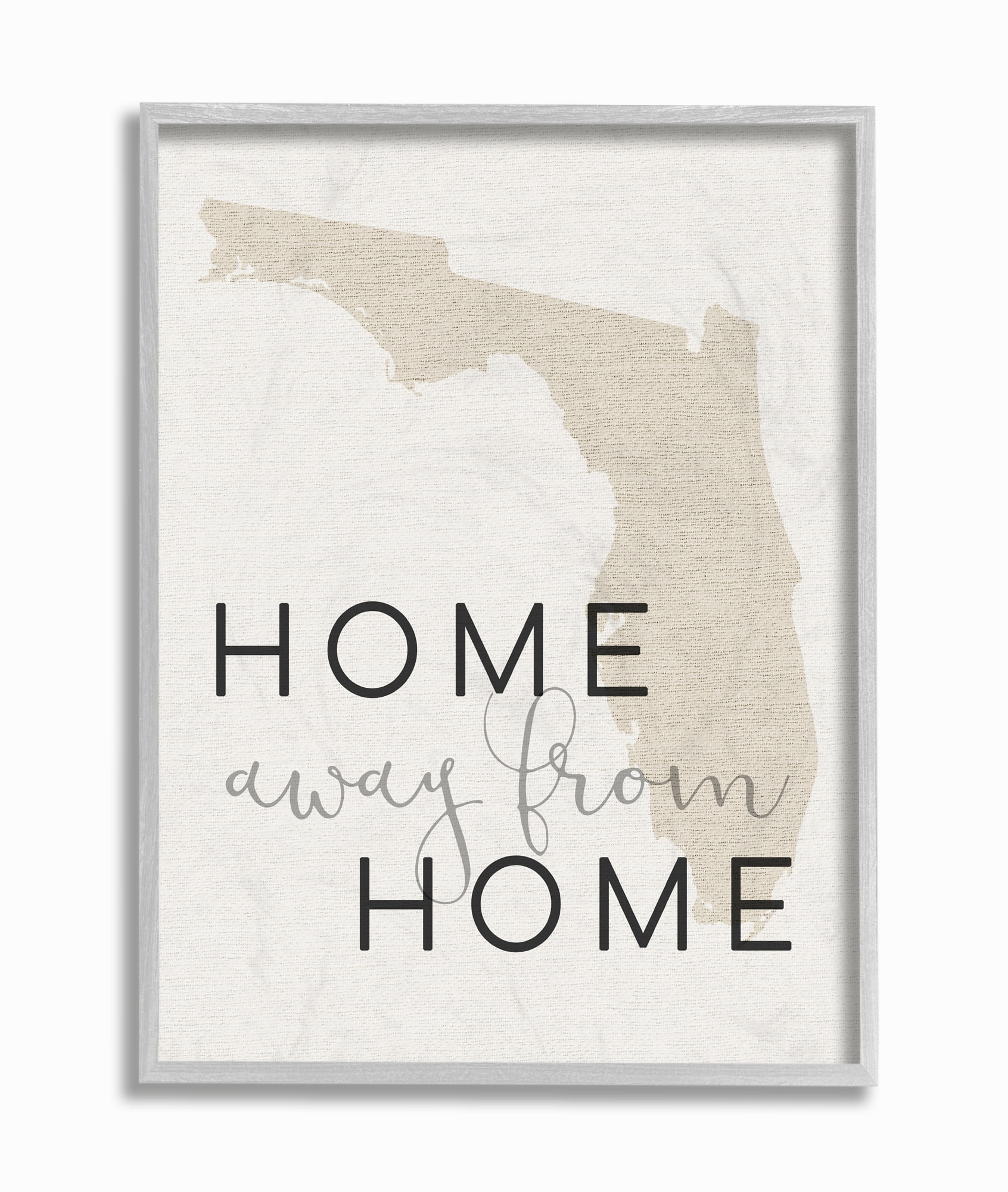 Stupell IndustriesHome Sweet Florida Typography Framed Wall Art by Daphne Polselli